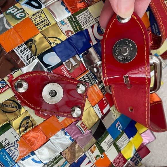 Nahui Ollin Candy Wrapper Bag Purse - Picture 13 of 14